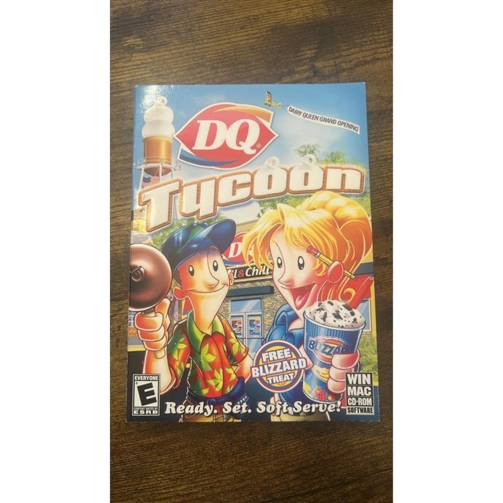 DQ Tycoon Dairy Queen PC Mac CD-ROM Game New Sealed GameMill Entertainment